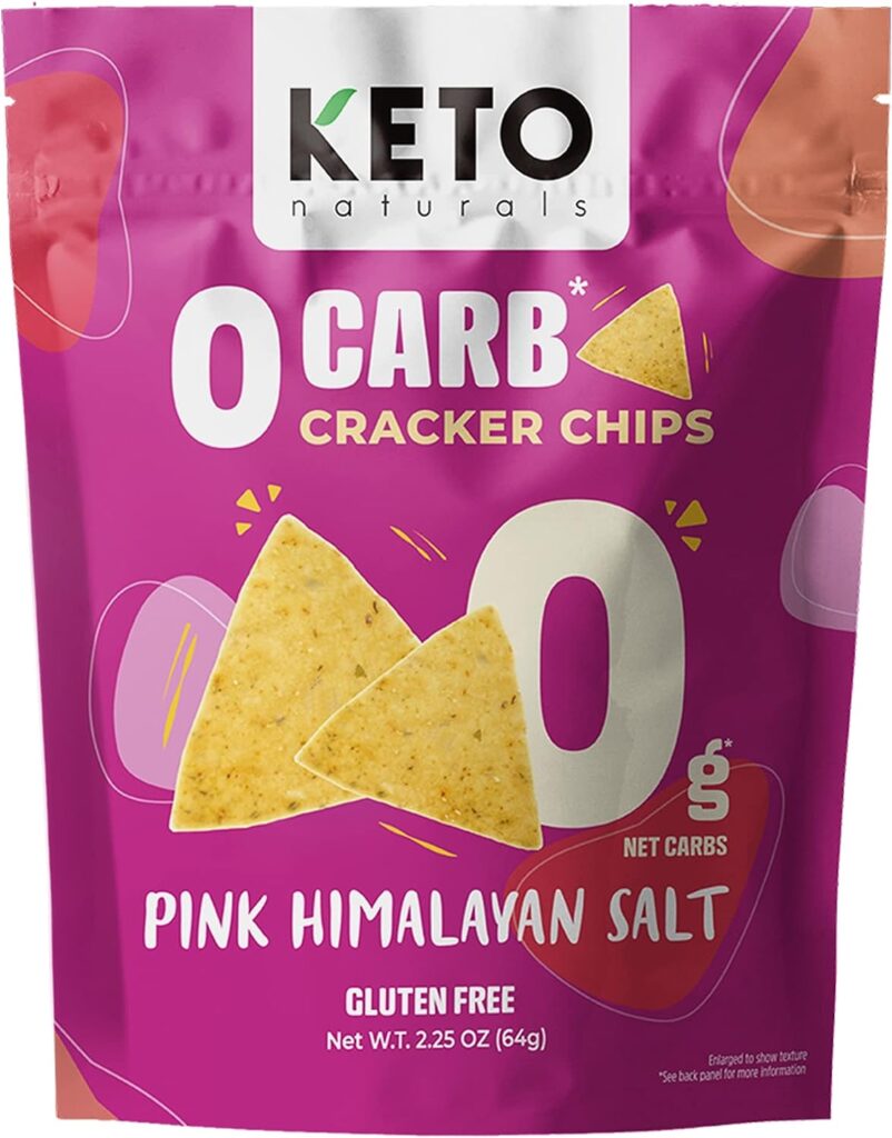 Keto crackers zero/low carb no sugar (Sea Salt) delicious crackers gluten free healthy for adults and kids (3 Packs) snack Keto friendly snack from Keto Naturals