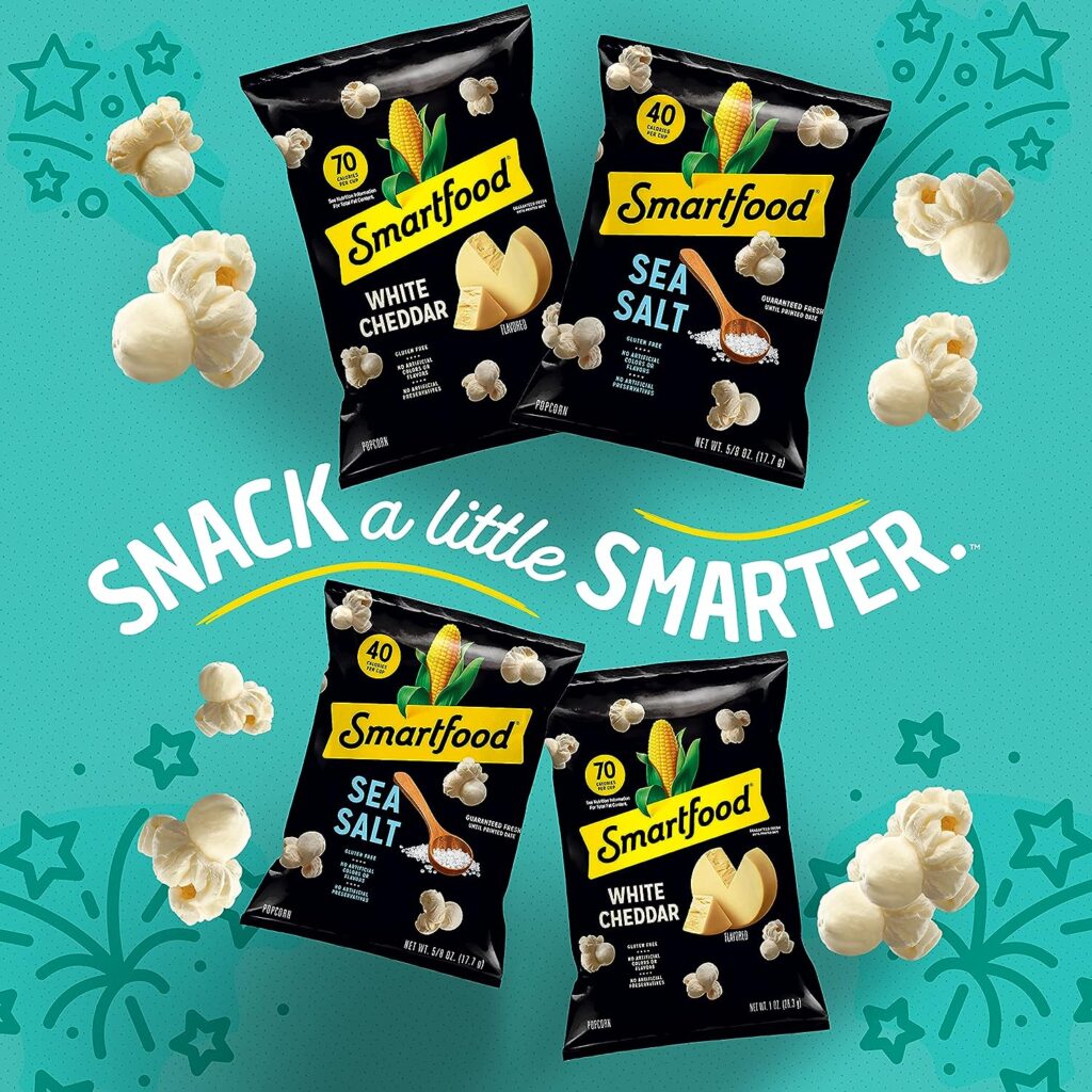 Smartfood Popcorn, White Cheddar, Gluten Free, 9.75oz Party Size Bag