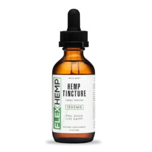 Flex Hemp - Hemp Oil True Potency - Mild Mint Flavor - Hemp Tincture - 1500MG