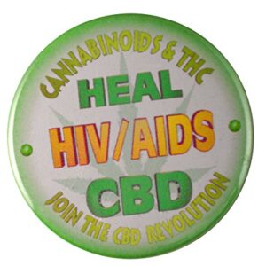 Valxart Cannabis CBD THC Cures HIV/AIDS Magnet 2.25 in